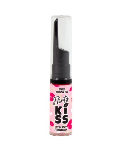 SECRETPLAY - GELS COQUINS BAISERS AVEC EFFETS DE SEXE ORAL FRAISE & MENTHE 2 X 8 GR