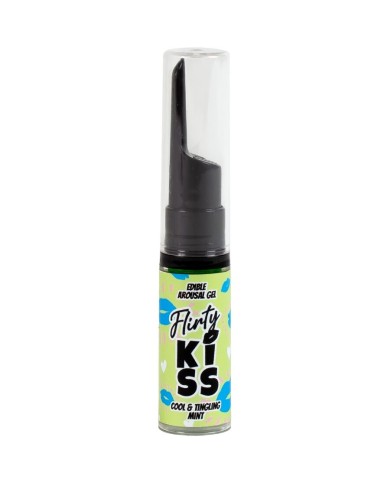 SECRETPLAY - GELS COQUINS BAISERS AVEC EFFETS DE SEXE ORAL FRAISE & MENTHE 2 X 8 GR