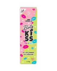 SECRETPLAY - GELS COQUINS BAISERS AVEC EFFETS DE SEXE ORAL FRAISE & MENTHE 2 X 8 GR