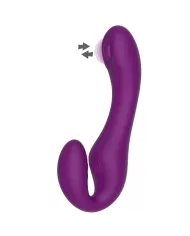 XOCOON - VIBRATEUR SANS STRAPLESS 2 EN 1 AVEC TÉLÉCOMMANDE VIOLET XOCOON - VIBRATEUR SANS STRAPLESS 2 EN 1 AVEC TÉLÉCOMMANDE VIOLET