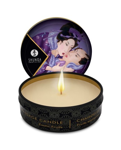 SHUNGA - MINI CARESS BY CANDELIGHT BOUGIE DE MASSAGE FRUITS EXOTIQUES 30 ML