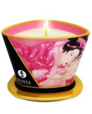 SHUNGA - MINI CARESSE À LA CHANDELLE BOUGIE DE MASSAGE ROSES APHRODISIAQUES 170 ML