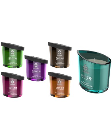 SWEDE - BOUGIE DE MASSAGE SENZE DIVINITY - PAMPLEMOUSSE, PALMAROSA, PETITGRAIN