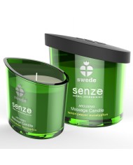 SWEDE - BOUGIE DE MASSAGE EXCITANTE SENZE - CITRON, POIVRE, EUCALYPTUS
