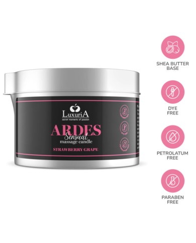 INTIMATELINE LUXURIA - BOUGIE DE MASSAGE AU RAISIN