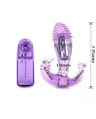 BAILE - STIMULATEUR VAGINAL ET ANAL LILAS AVEC VIBRATION