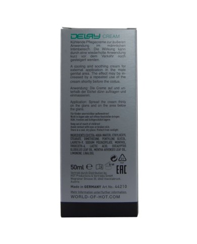 HOT - CRÈME RETARDANTE 50 ML
