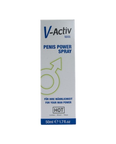 HOT - V-ACTIV, SPRAY STIMULANT POUR LE PÉNIS, 50 ML