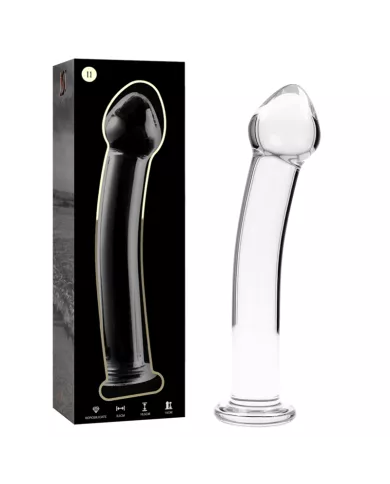 NEBULA SERIES BY IBIZA - MODÈLE 11 GODE EN VERRE BOROSILICATE CLAIR 16 CM -O- 3 CM