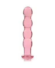 NEBULA SERIES BY IBIZA - MODÈLE 10 GODE EN VERRE BOROSILICATE ROSE 16.5 CM -O- 3.5 CM
