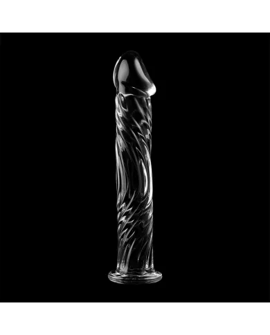 NEBULA SERIES BY IBIZA - MODÈLE 12 GODE EN VERRE BOROSILICATE CLAIR 17 CM -O- 3.5 CM