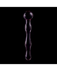 NEBULA SERIES BY IBIZA - MODÈLE 13 GODE EN VERRE BOROSILICATE ROSE 18 CM -O- 3.5 CM