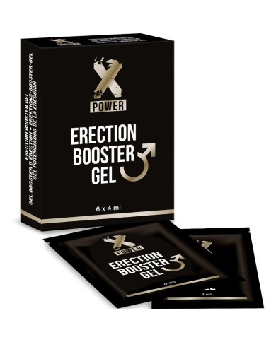 XPOWER - GEL BOOSTER D-ÉRECTION 6 X 4 ML