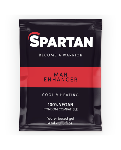 SPARTAN - GEL AMÉLIORANT L'ÉRECTION À EFFET FROID-CHAUD 100% VEGAN 4ML