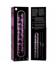 NEBULA SERIES BY IBIZA - MODÈLE 15 GODE EN VERRE BOROSILICATE ROSE 18.5 CM -O- 3 CM