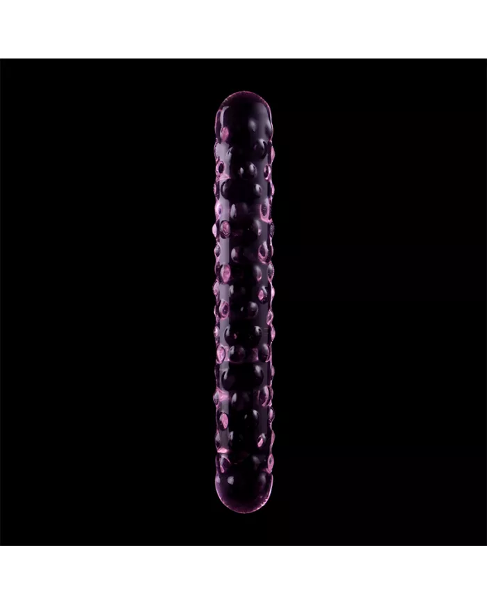 NEBULA SERIES BY IBIZA - MODÈLE 15 GODE EN VERRE BOROSILICATE ROSE 18.5 CM -O- 3 CM