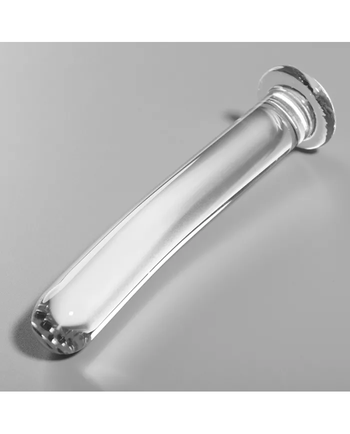 NEBULA SERIES BY IBIZA - MODÈLE 17 GODE EN VERRE BOROSILICATE CLAIR 18.5 CM -O- 3 CM