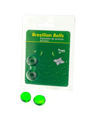 TALOKA - 2 BOULES BRÉSILIENNES GEL INTIME MENTHE