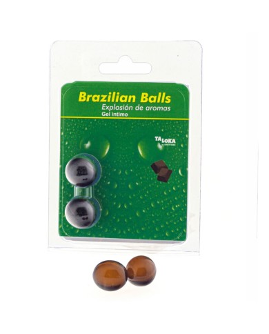 TALOKA - GEL INTIME 2 BOULES BRÉSILIENNES AU CHOCOLAT