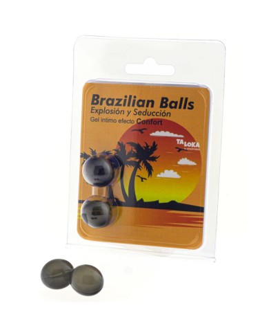 TALOKA - 2 BALLES BRÉSILIENNES GEL EXCITANT EFFET CONFORT