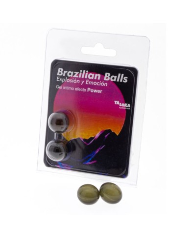 TALOKA - 2 BALLES BRÉSILIENNES GEL EXCITANANT EFFET PUISSANT