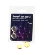 TALOKA - 2 BALLES BRÉSILIENNES VIBRANT & EFFET DE CHOC GEL EXCITANT