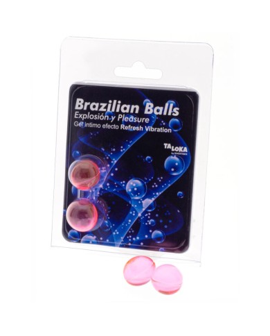 TALOKA - 2 BALLES BRÉSILIENNES REFRESH EFFET VIBRANT GEL EXCITANT