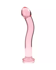 NEBULA SERIES BY IBIZA - MODÈLE 18 GODE EN VERRE BOROSILICATE ROSE 18.5 CM -O- 3.5 CM