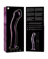 NEBULA SERIES BY IBIZA - MODÈLE 18 GODE EN VERRE BOROSILICATE ROSE 18.5 CM -O- 3.5 CM
