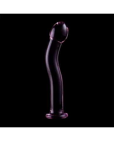 NEBULA SERIES BY IBIZA - MODÈLE 18 GODE EN VERRE BOROSILICATE ROSE 18.5 CM -O- 3.5 CM