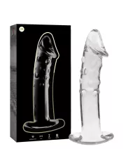 NEBULA SERIES BY IBIZA - MODÈLE 19 GODE EN VERRE BOROSILICATE CLAIR 18.5 CM -O- 4 CM