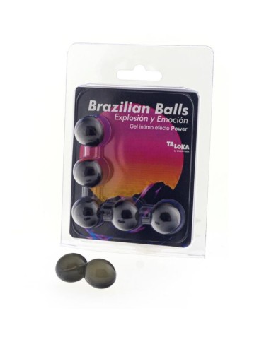 TALOKA - 5 BALLES BRÉSILIENNES GEL EXCITANT EFFET PUISSANT