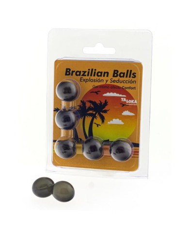 TALOKA - 5 BALLES BRÉSILIENNES GEL EXCITANT EFFET CONFORT