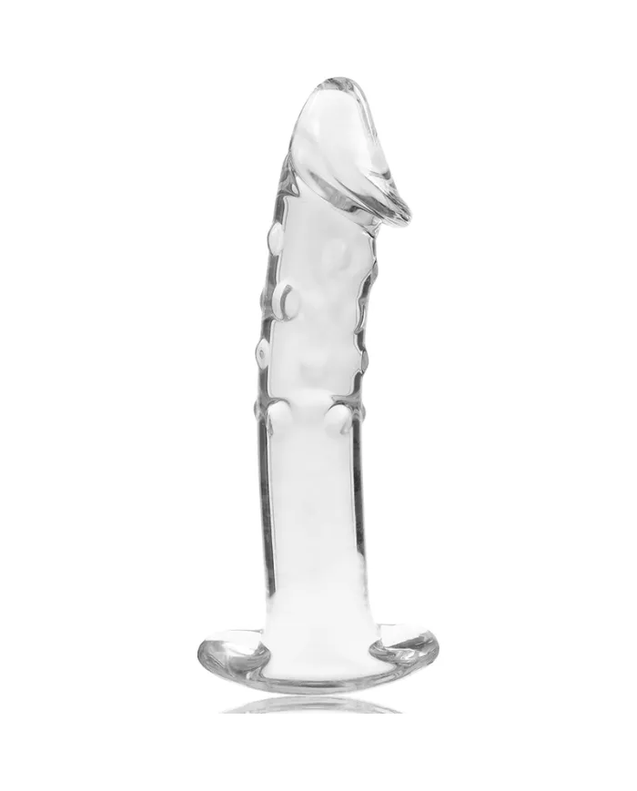 NEBULA SERIES BY IBIZA - MODÈLE 19 GODE EN VERRE BOROSILICATE CLAIR 18.5 CM -O- 4 CM