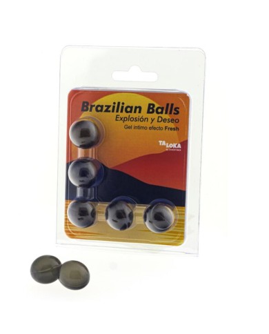 TALOKA - 5 BOULES BRÉSILIENNES GEL EXCITANT EFFET FRAIS