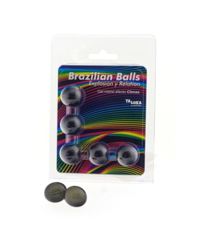 TALOKA - 5 BOULES BRÉSILIENNES GEL EXCITANT EFFET CLIMAX