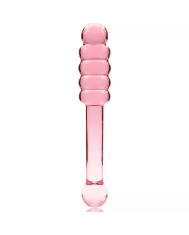 NEBULA SERIES BY IBIZA - MODÈLE 20 GODE EN VERRE BOROSILICATE ROSE 20.5 CM -O- 3 CM