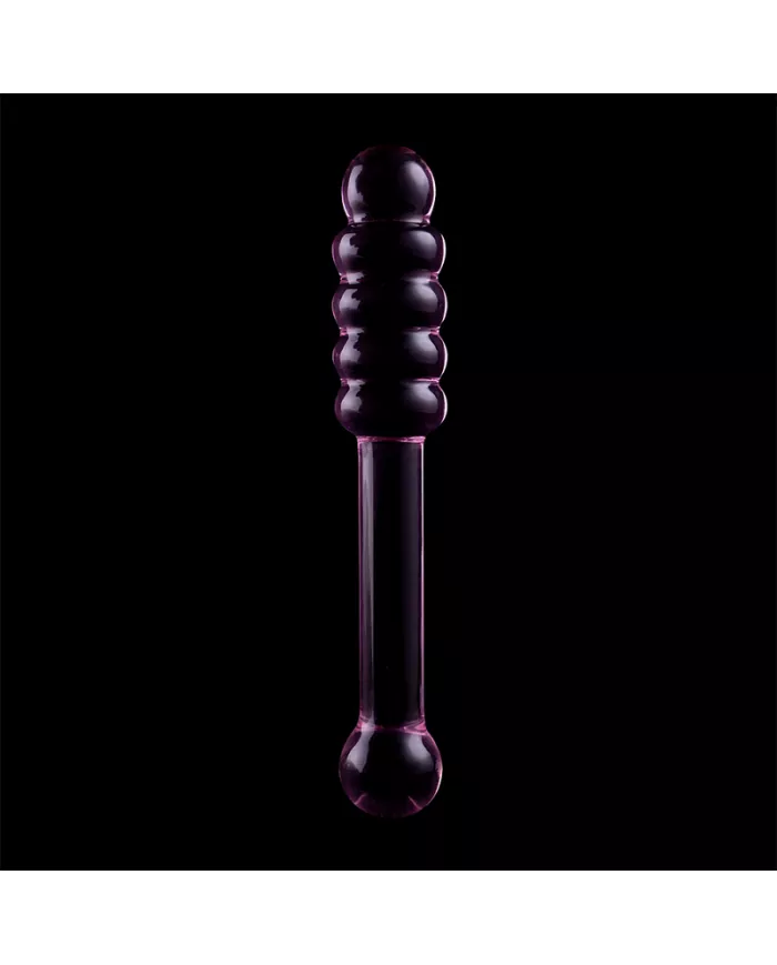 NEBULA SERIES BY IBIZA - MODÈLE 20 GODE EN VERRE BOROSILICATE ROSE 20.5 CM -O- 3 CM