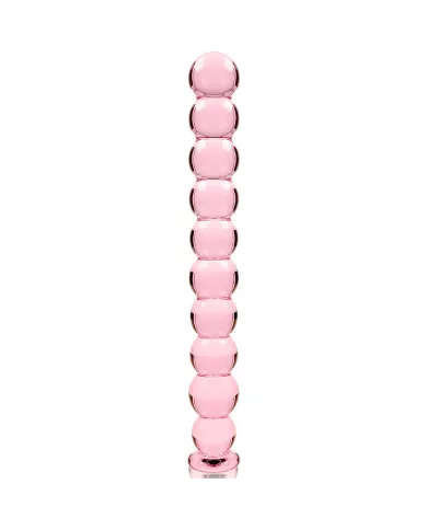 NEBULA SERIES BY IBIZA - MODÈLE 22 GODE EN VERRE BOROSILICATE ROSE 21.5 CM -O- 2.5 CM