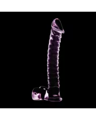 NEBULA SERIES BY IBIZA - MODÈLE 23 GODE EN VERRE BOROSILICATE ROSE 21.5 CM -O- 4 CM