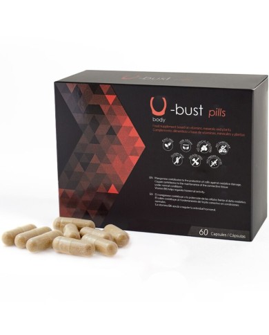 500 COSMETICS - U-BUST CAPSULES D'AUGMENTATION MAMMAIRE - 60 CAPSULES