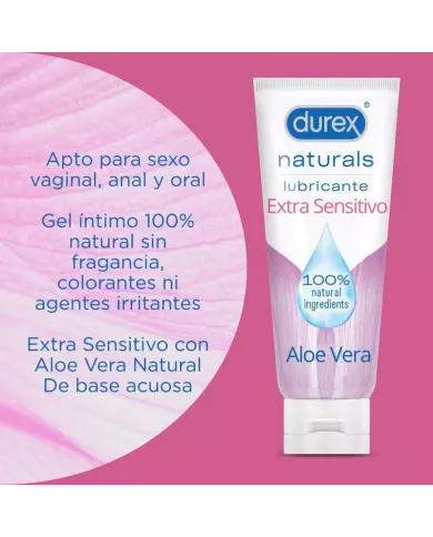 DUREX - LUBRIFIANT EXTRA SENSIBLE NATUREL 100 ML DUREX - LUBRIFIANT EXTRA SENSIBLE NATUREL 100 ML