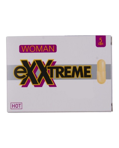 HOT - GÉLULES POUR LIBIDO EXTRÊME FEMME 5 UNITÉS