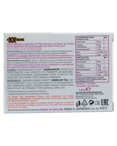 HOT - EXXTREME GÉLULES POUR LIBIDO FEMME 10 UNITÉS