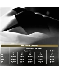 PENTHOUSE - STRING FANTASY MERMAID NOIR L/XL PENTHOUSE - STRING FANTASY MERMAID NOIR L/XL