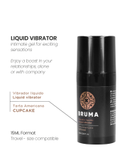 BRUMA - VIBRATEUR LIQUIDE ULTRA GLISSANT CUPCAKE 15 ML