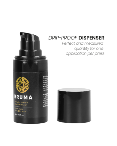 BRUMA - VIBRATEUR LIQUIDE ULTRA GLISSANT PINA COLADA 15 ML