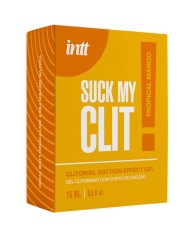 INTT - SUCK MY CLIT GEL EFFET SUCCION PARFUM MANGUE TROPICALE, 15 ML