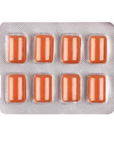 WUG Solar – Le chewing-gum qui prépare votre peau au soleil. Plaquette de 8 unités