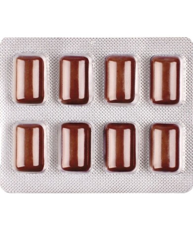 WUG Power Up - Chewing-gum énergisant pour la concentration et l'endurance - Plaquette thermoformée de 8 unités